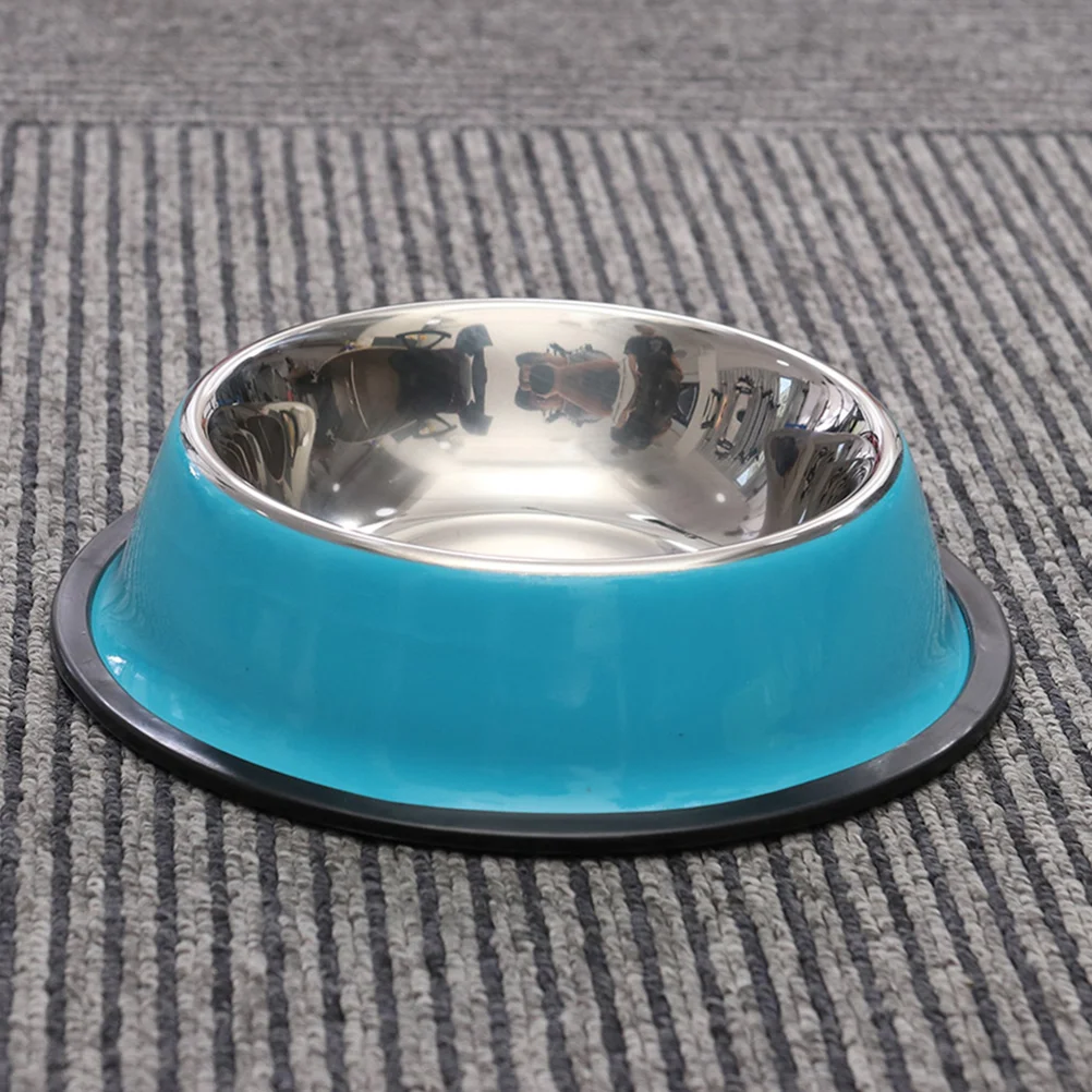 Миска для собак из нержавеющей стали посуды воды лапы миска корма кормушка