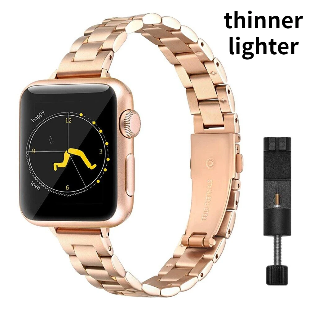 

Ремешок из нержавеющей стали для Apple Watch 8 41 мм 45 мм 42 мм 44 мм 38 мм 40 мм