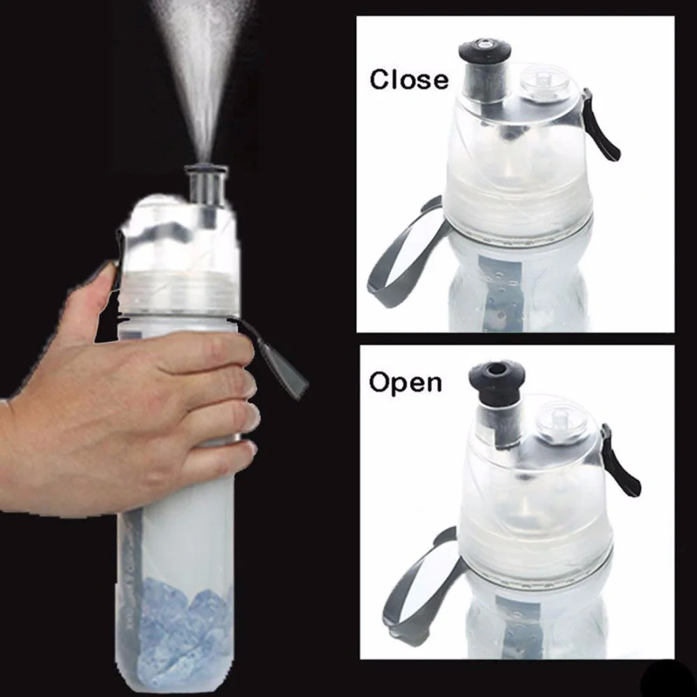 500ml Keep Cool Insulated Bike Sports Water Bottle Spray Cyc