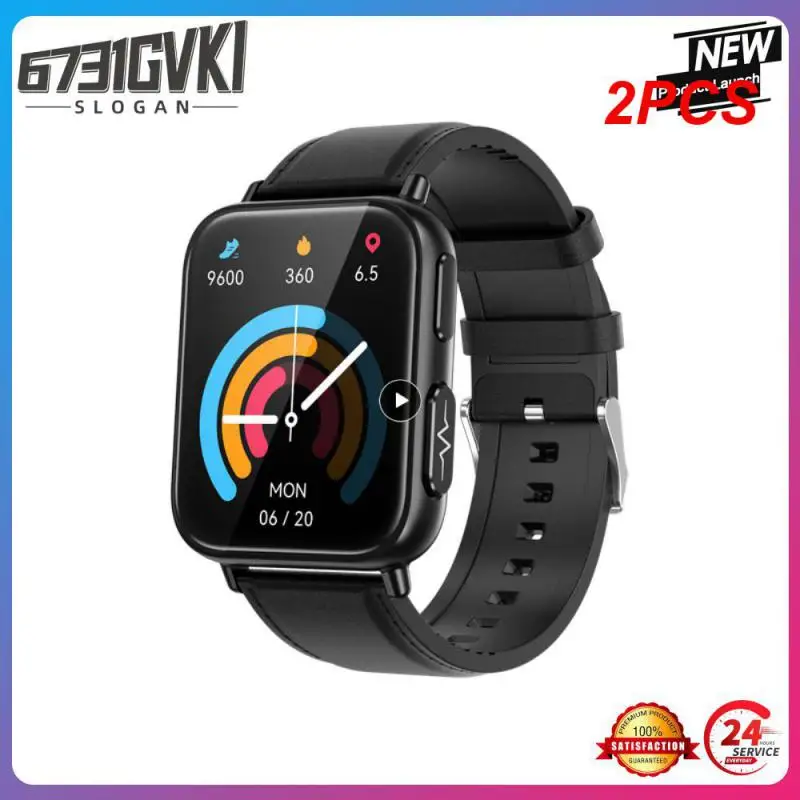 

2PCS Noninvasive Blood Sugar ECG+PPG Smart Watch Men Heart Rate Blood Pressure Blood Oxygen Health Smartwatch Waterproof Sports
