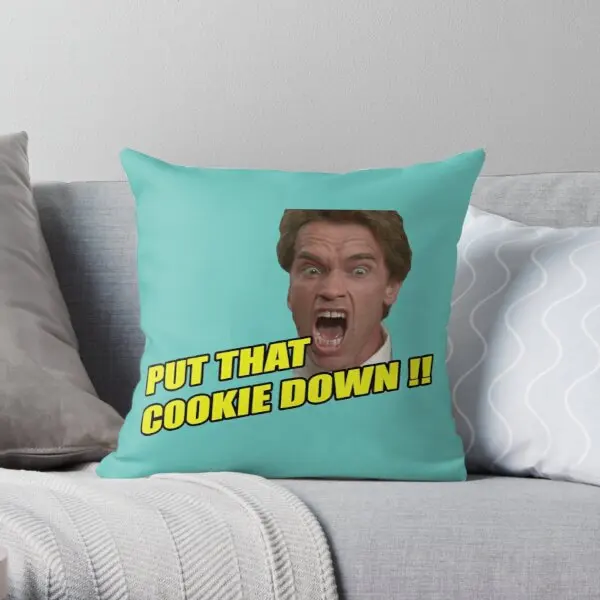 

Put That Cookie Down Printing Throw Pillow Cover Car Anime Case Square Comfort Home Decor Office Decorative Pillows not include