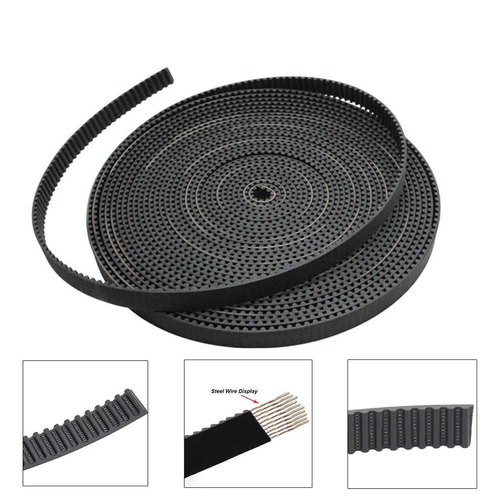 Ремень ГРМ STD S2M с открытым зубчатым ремнем шириной 6/10 мм синхронный ремень из