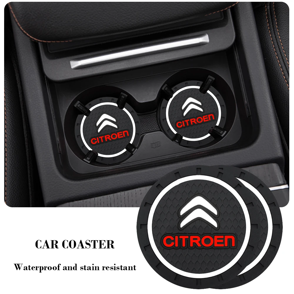 

Car Coaster Water Cup Bottle Holder Anti-slip Pad Silica Mat For Citroen C1 C2 C3 C4 C5 C6 C8 C4L DS3 DS4 DS5LS DS6 Berlingo Etc