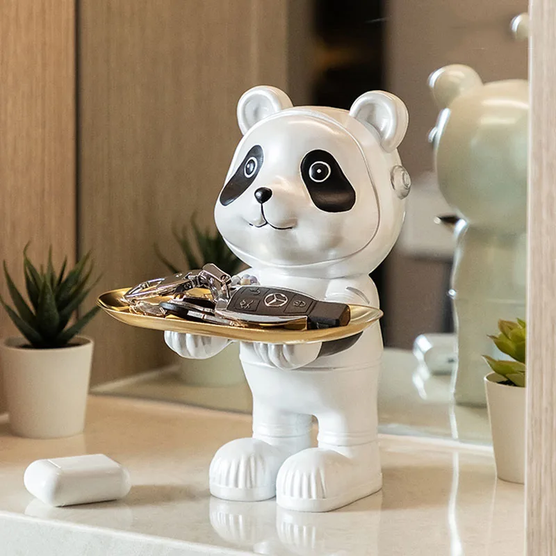 Роскошный декор для комнаты фигурка панды из мультфильма Декор дома в