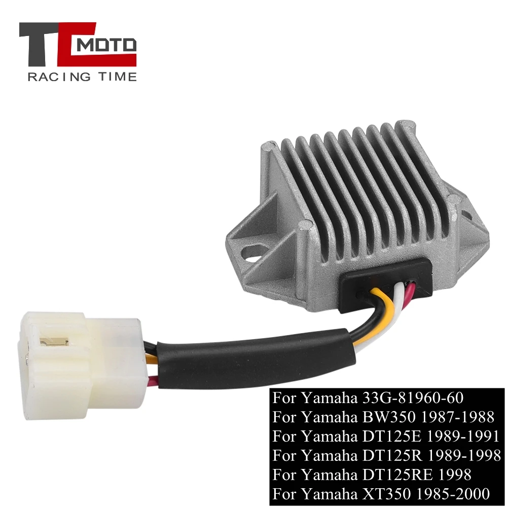 

12V Voltage Regulator Current Rectifier For Yamaha BW350 DT125 E/R/RE XT250 L/LC XT350 N/NC/S/SC/T/TC U/W/WC/A/AC/B/BC/D