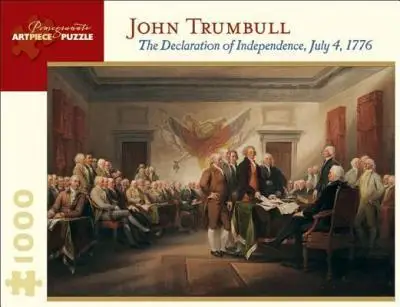 

John Trumbull: декларация независимости, 4 июля 1776 г., головоломка из 1000 деталей