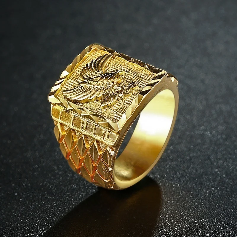 

Fashionable Vintage Ring for Men's Animal Ring Eagle Opening Ring Men's and Women's Vintage Luxury Christmas Jewelry Gifts