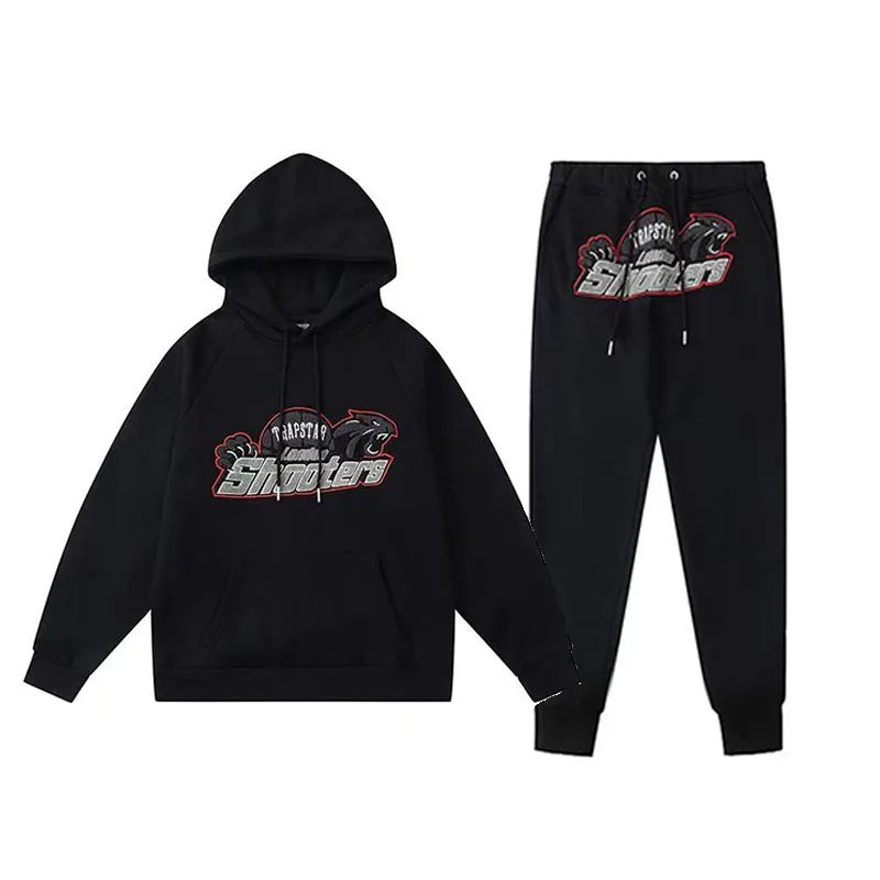 

Trapstar Man Tracksuit Hoodie Set Autumn Oversize Shooters Suit Women SweatPant Sets Graphic Print Hooded Pullover Free Shipping