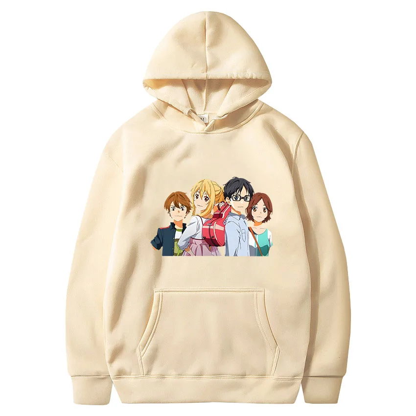 

Mode Anime Your Lie In April Hoodies Anime Lovely Hoodie Boy Kawaii Nanami Dokja Hoody Sweatshirt Autumn Winter Fleece Pullover