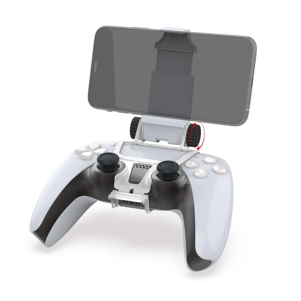 

1 4 Pcs Bluetooth Gamepad Mobile Phone Bracket for PS5 Wireless Handle Brackets for Playstation 5 Game Controller Stand Clip