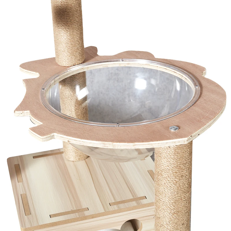 Роскошный деревянный домик для домашних животных клетка домики с акриловой