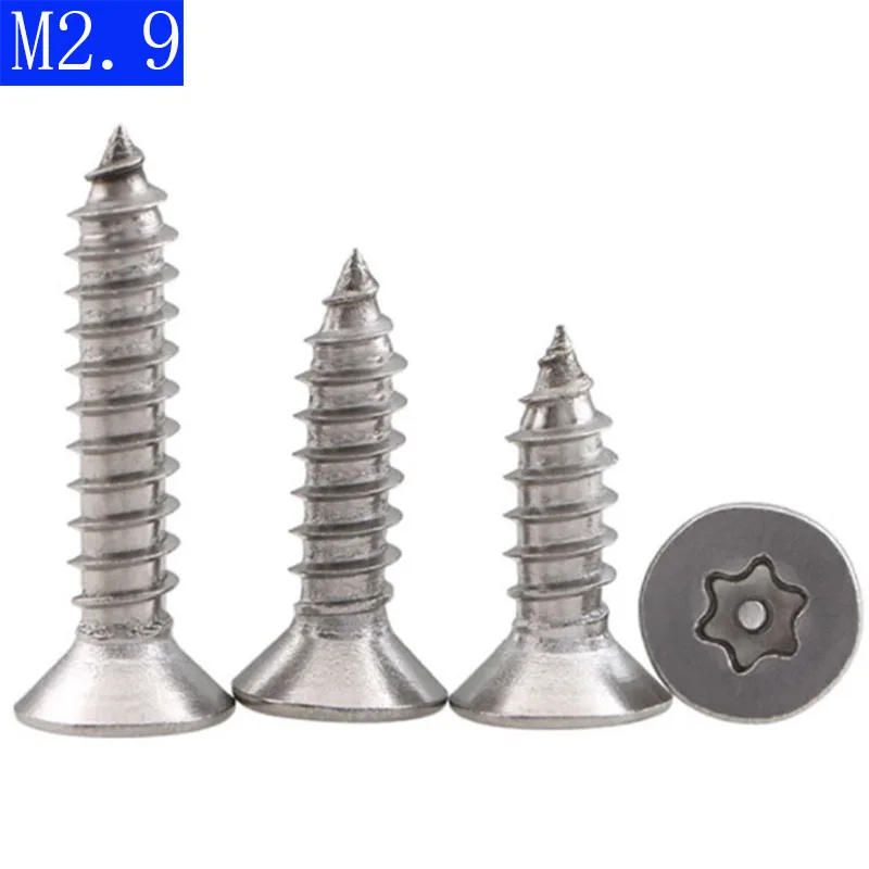 

Винты саморез из нержавеющей стали M2.9 304 A2 - 70