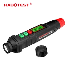 HABOTEST HT63 Digital Lux Light Meter Mini Illuminance Meter Handheld Temperature Measurer with Range up to 100,000 Lux Luxmeter 