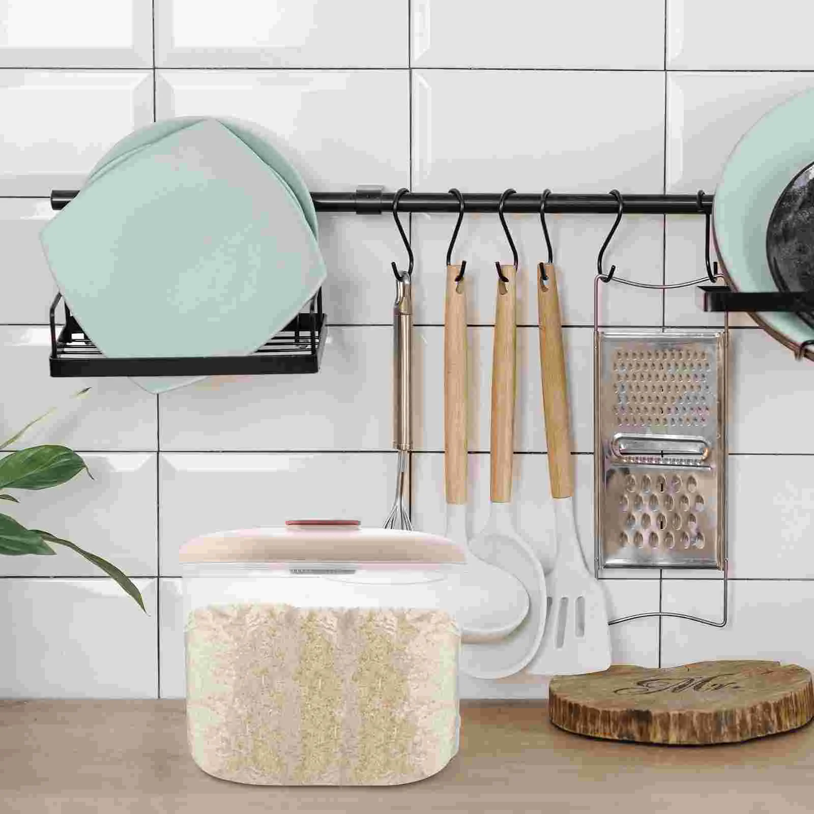 

Rice Bucket Storage Container Airtight Container for Flour Rice Sugar Supplies Bulk and