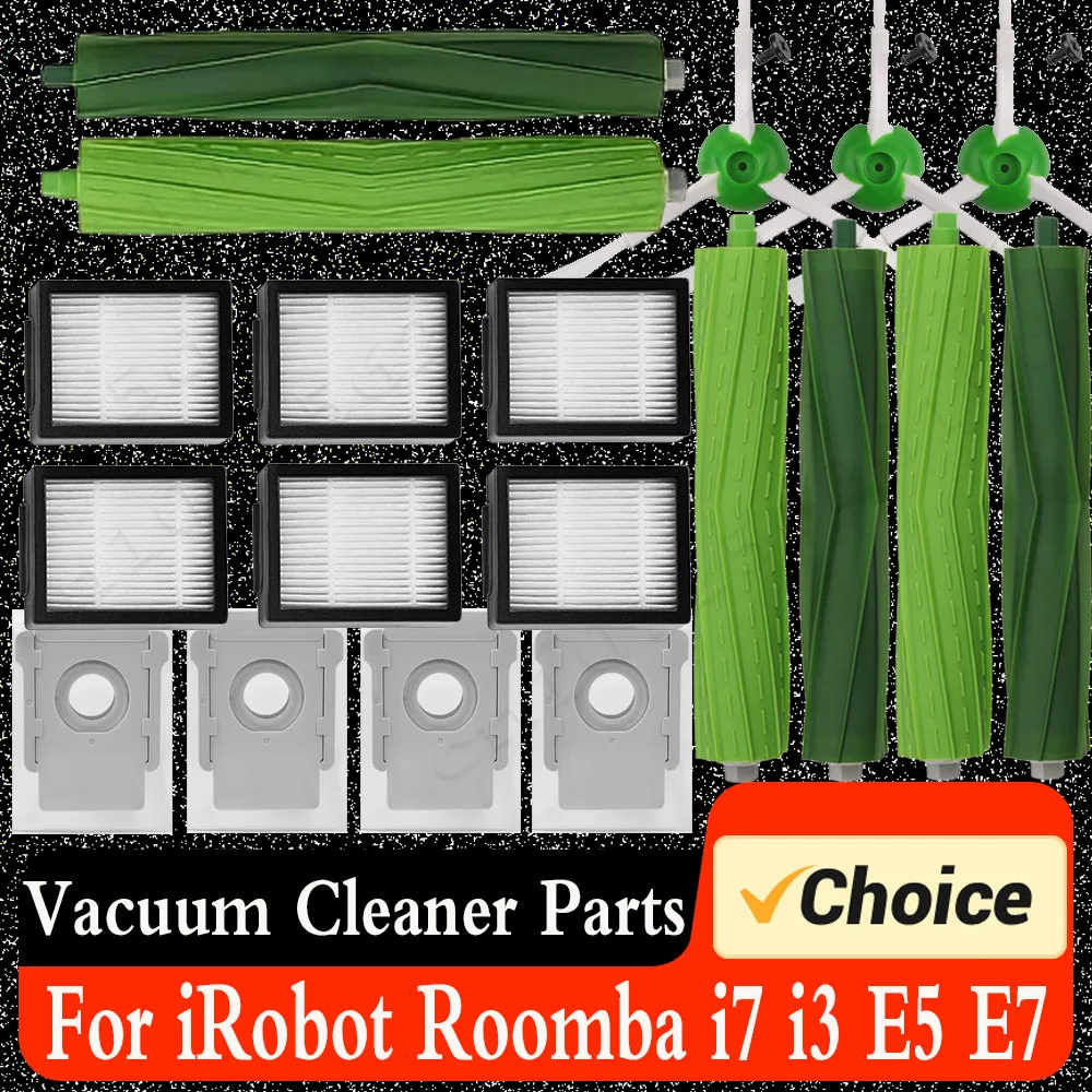 

Dust Bag For Roomba I7 I8 E5 E6 I3 J7 Spare Repuestos Roomba Irobot i7 Accessories Main Brush Hepa Filter Vacuum Cleaner Parts