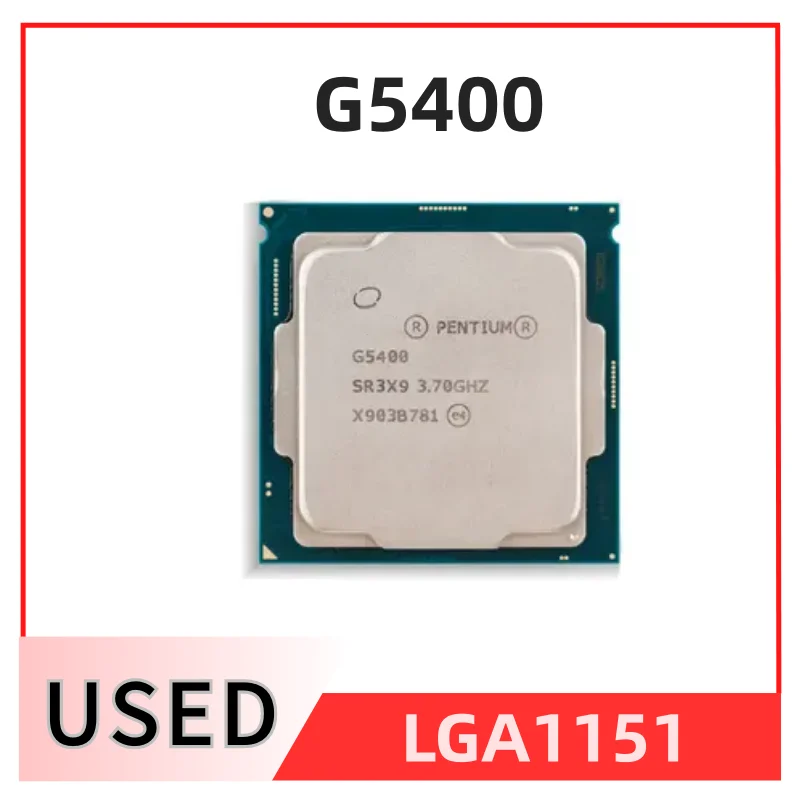 

Pentium G5400 3.7 GHz Dual-Core Quad-Thread CPU Processor 4M 54W LGA 1151