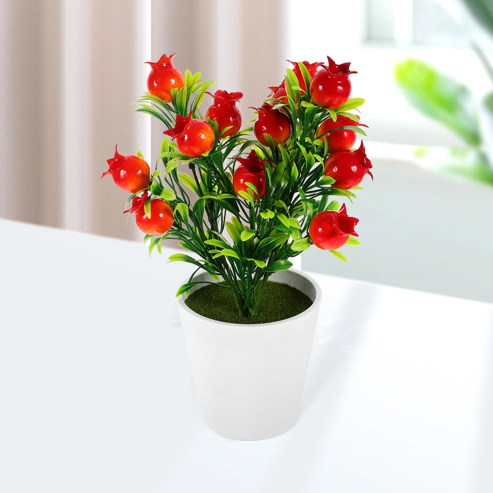 

Simulated Pomegranate Cumpleaños Para Artificial Fruit Branches Pot