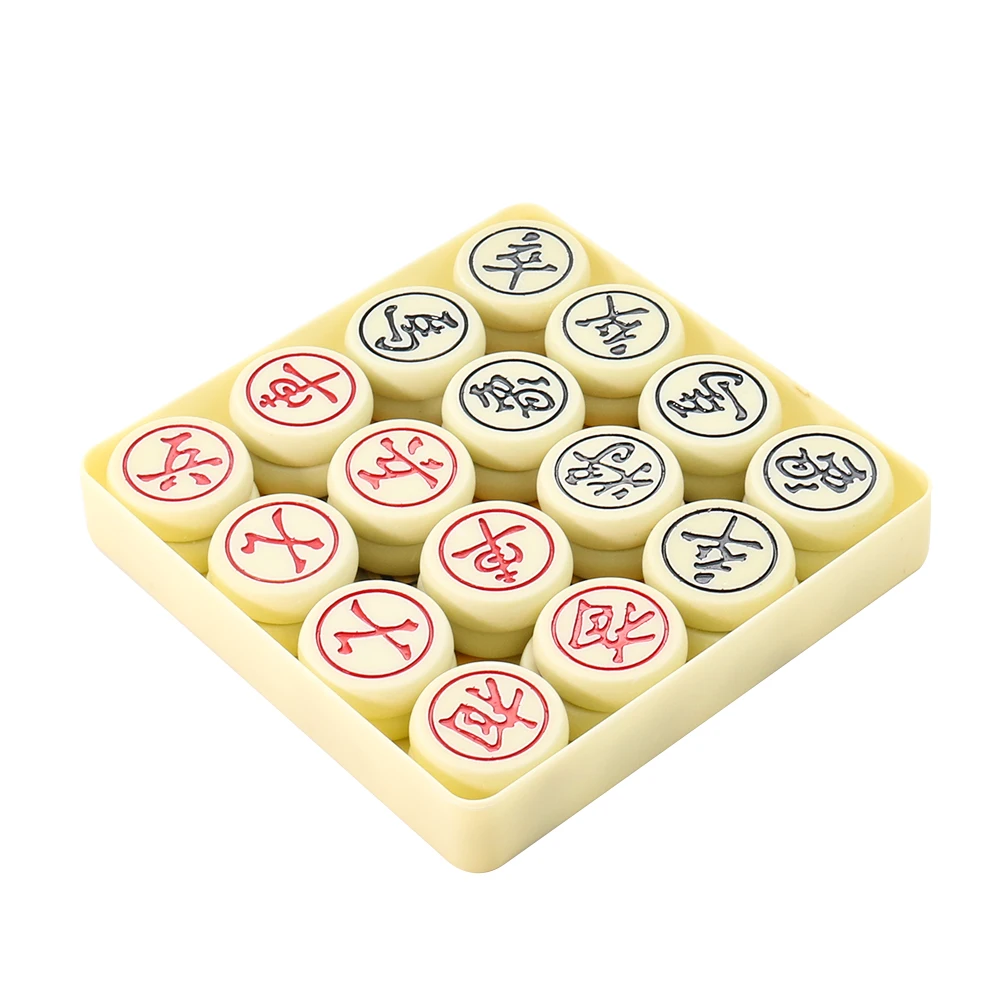 

Меламиновая искусственная игра, портативный традиционный Xiangqi с пластиковой шахматной пазл, образовательная стратегическая игра, подарки