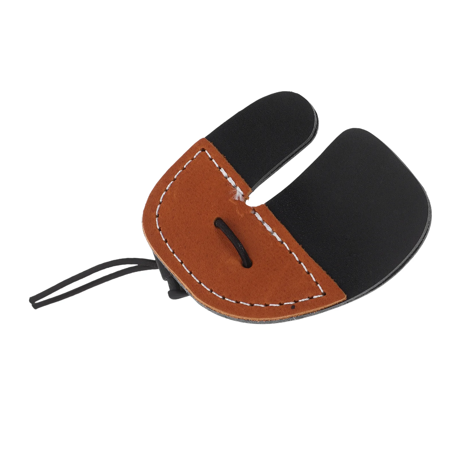 Коричневая двухслойная защита для пальцев с луком и стрелами 1 шт. защитные