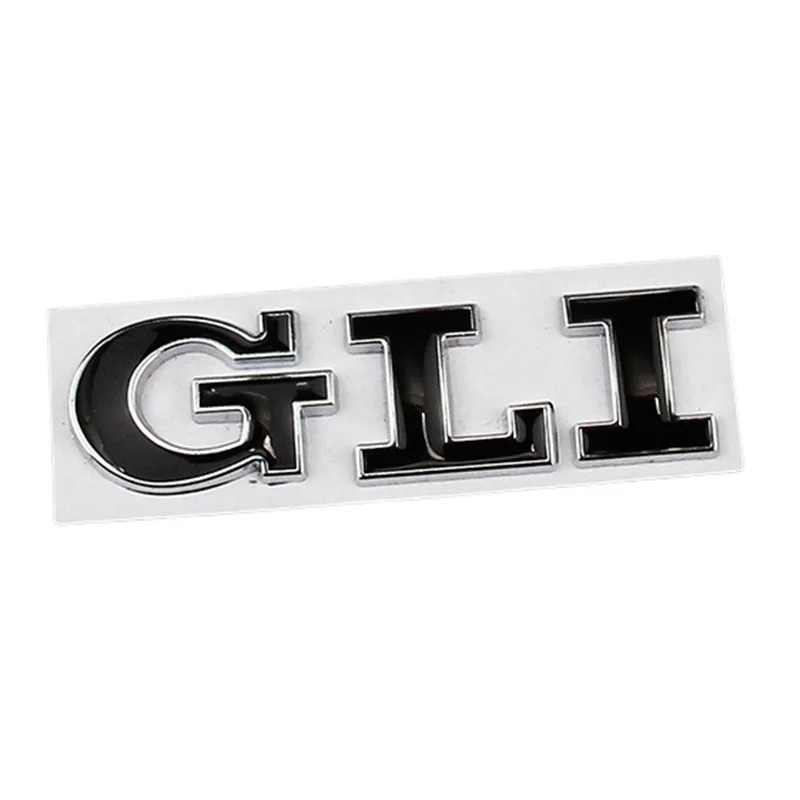 3D металлический синий черный красный Автомобильный багажник GLI эмблема значок