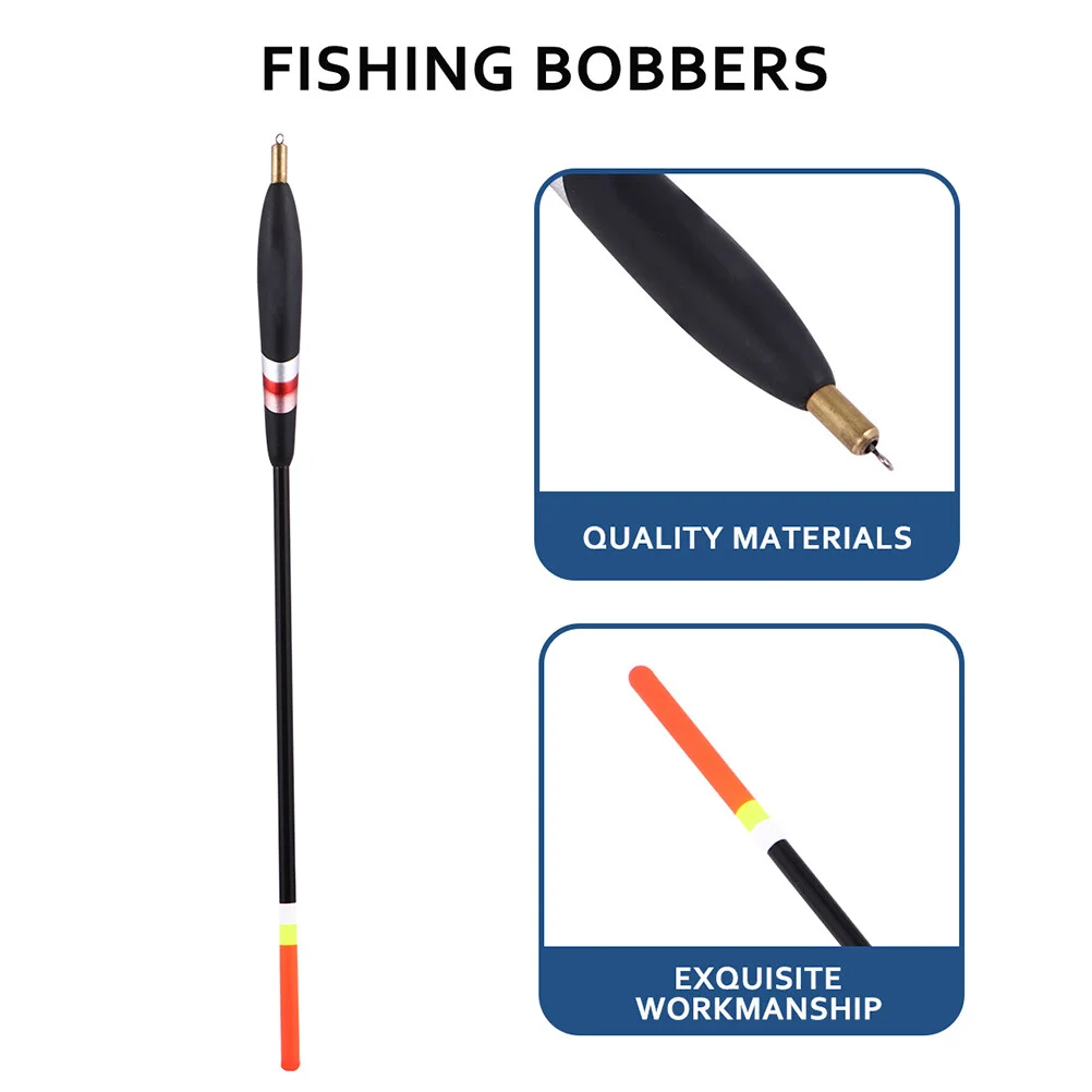 

6 Pcs Fish Float Fishing Floats Wood Drift Bobbers Round Practical Supplies Kit