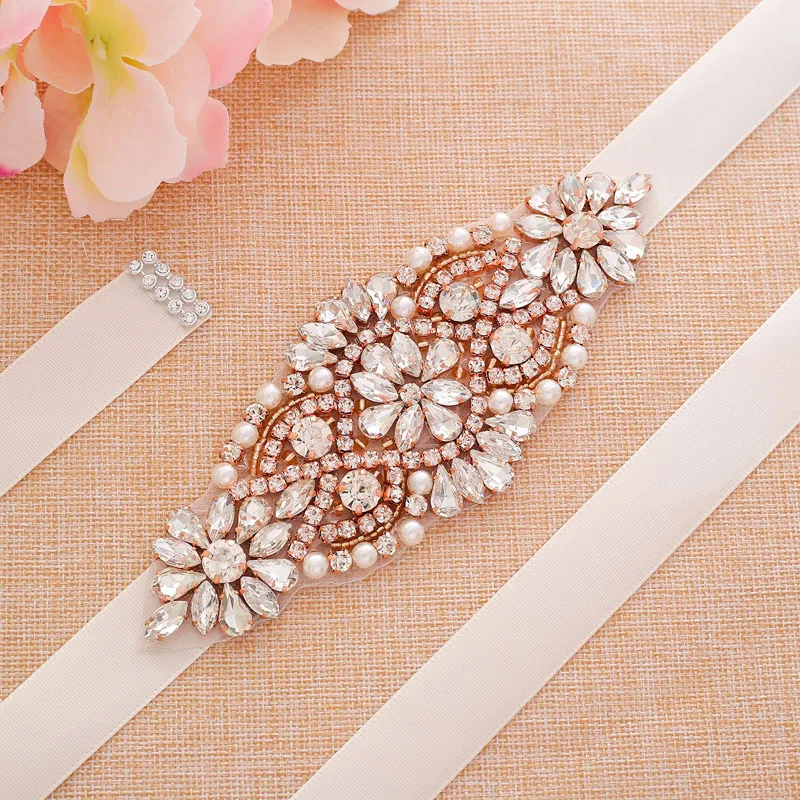 JLZXSY пояс с кристаллами стразы для свадебного платья свадебные аксессуары