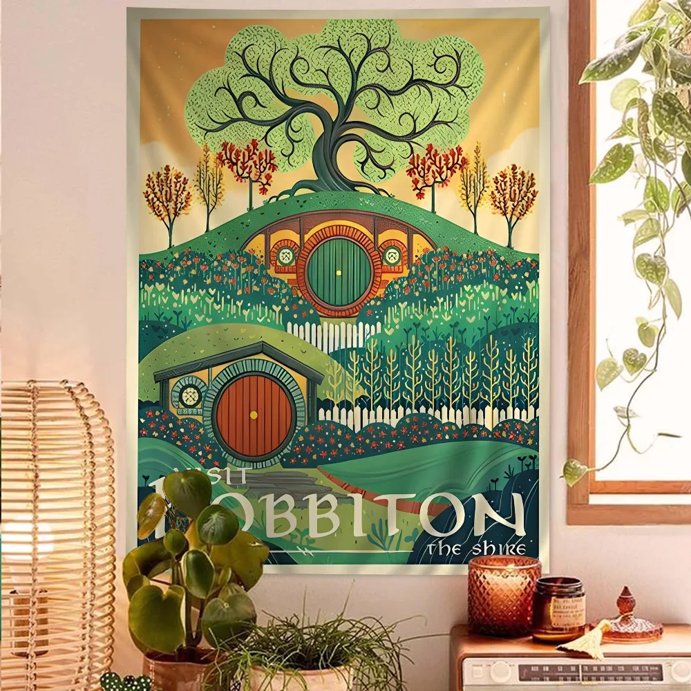 Винтажный Фильм Замок Мордора Лорд Волшебное Кольцо Художественный Постер