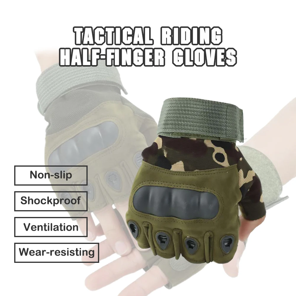 

Outdoor Tactical Gloves Airsoft Sports Gloves Cycling Gloves Military Combat Gloves Carbon Fiber Shell Shooting Hunting Gloves
