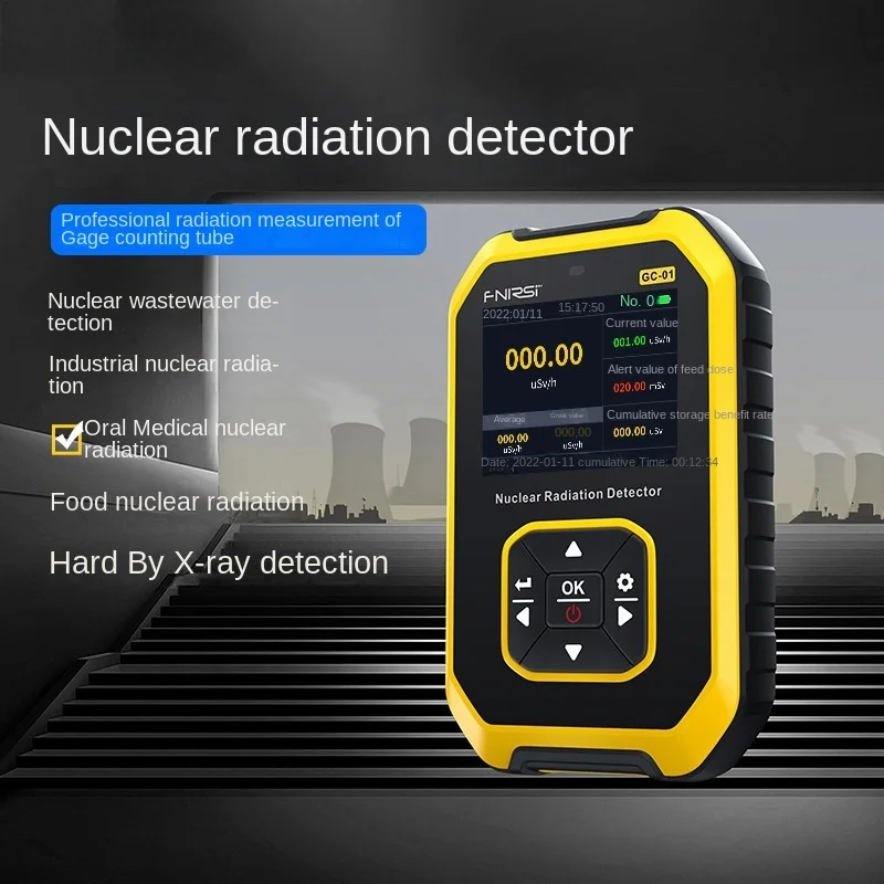 

Nuclear Radiation Detector GC-01 Geiger Counter X-ray γ-ray β-ray Detector Marble Radioactivity Tester Personal Dosimeter