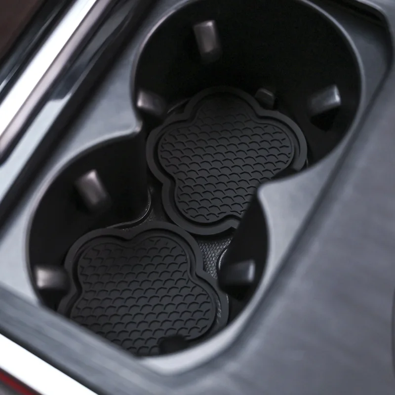 2 шт. автомобильные подставки для чашек в форме цветка силиконовые