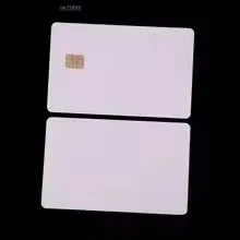 Фото 5 шт. Белый контактный чип Sle442 Smart IC Пустая ПВХ-карта с чипом SLE4442 Пустая смарт-карта Контактная IC-карта Безопасность 10 лет №5