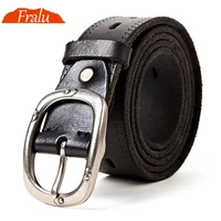 cow genuine leather luxury strap male belts for men new fashion classice vintage pin buckle men belt high quality dropshipper