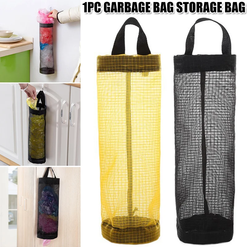 

Mesh Garbage Bag Holder Dispensers Folding Hanging Storage Bag Recycling Home Chicken Recycling Multifunctional Collapsible