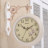 large wall clock with double sided room decoration vintage digital clock digital mechanism home d%c3%a9cor accessories