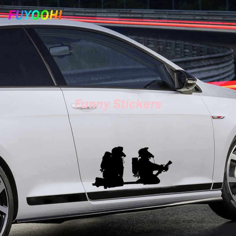 Наклейки FUYOOHI для игр наклейки из искусственного винила с рисунком пожарного