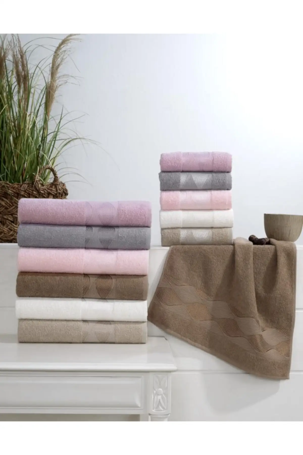 

Набор сухих жаккардовых полотенец Esta 12 'li