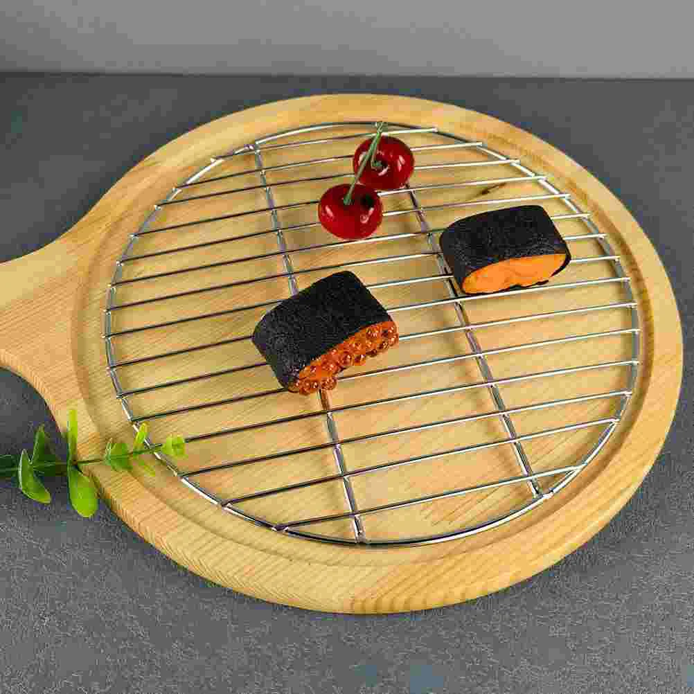 Круглая сетка для гриля коврик выпечки бытовой практичный сетчатый аксессуар