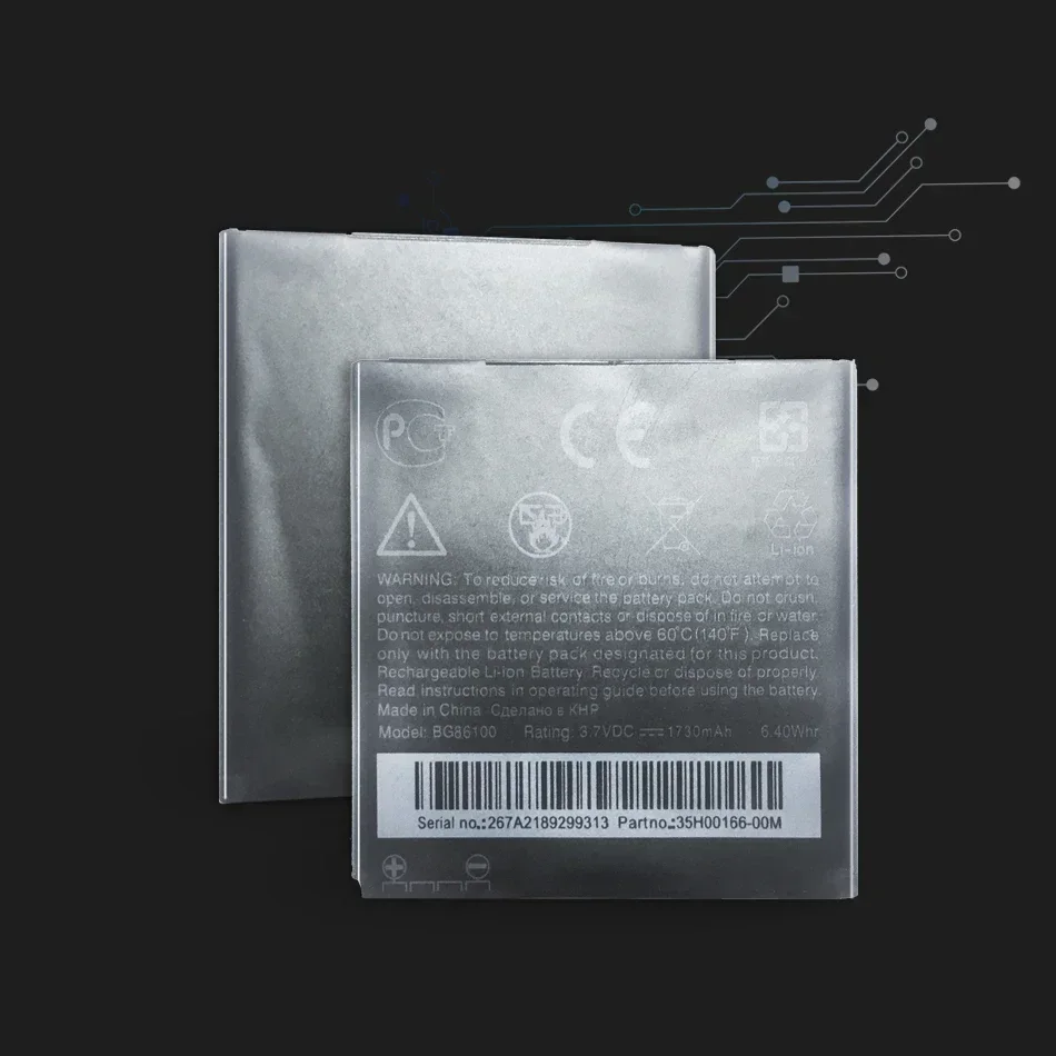 BG86100 Аккумуляторы для HTC G17 EVO 3D G18 Sensation XE Z715e G14 Z710t Z710e 4G 1730 мАч Мобильный