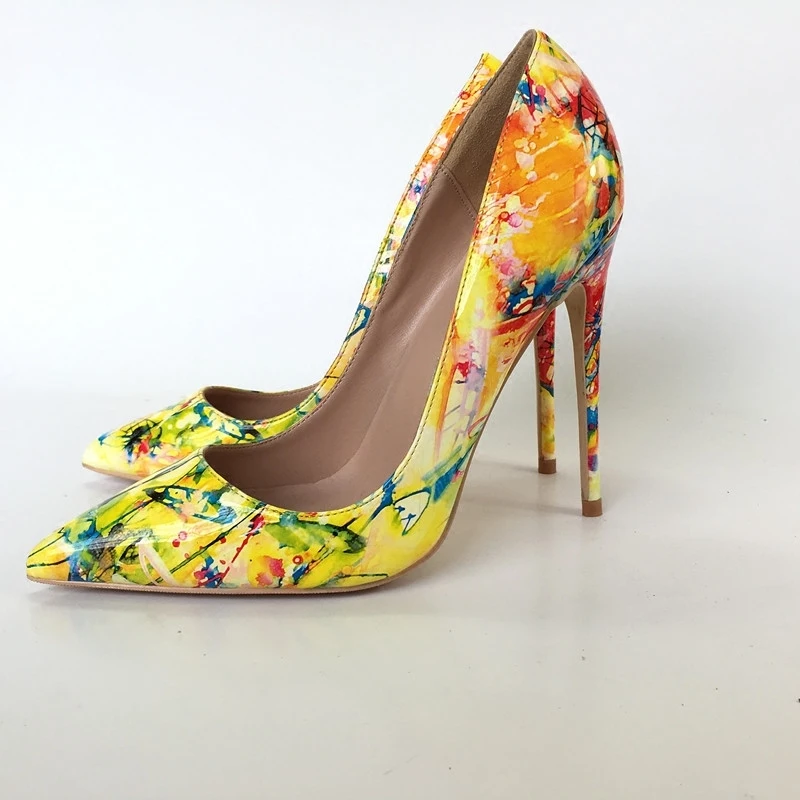 

Женская обувь из лакированной кожи, с заостренным носком, на высоком каблуке-шпильке