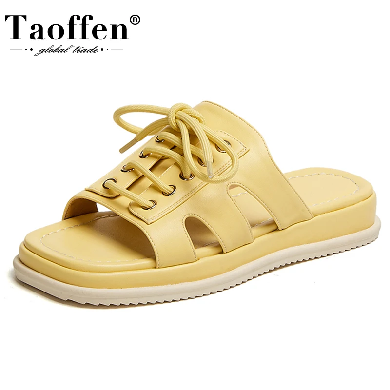 

Taoffen New Fashion Women Sandals Platform Ins Summer Shoes Women Outdoor Slides Casual Ladies Female Footwear Size 34-39