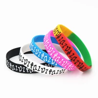 hot sale 50pcs music note silicone wristband for music fans concert colorful silicone bracelets bangles gift sh130