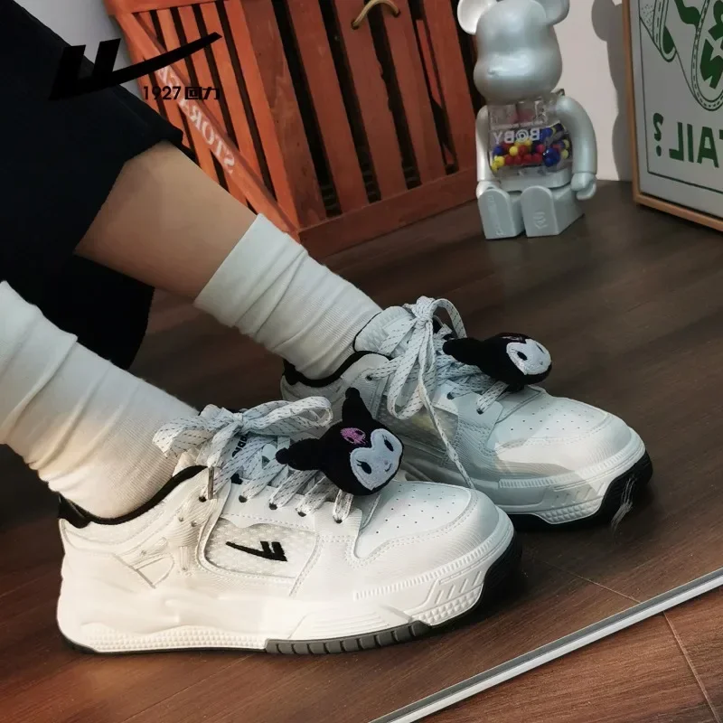 

Sanrio Hello Kitty Pachacco Sneaters Female Autumn Puppy Bread Shoes Cute Cartoon Kuromi Niche Original Thick Bottom Shoes Gifts