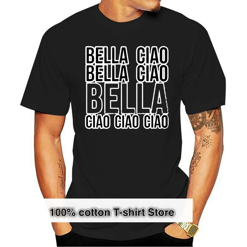 

Men tshirt Bella Ciao La casa de Papel T Shirt T Shirt women T-Shirt tees top