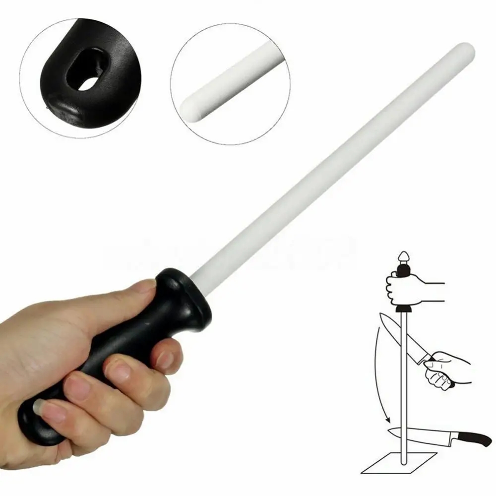 

29cm Knife Sharpener Sharpening Handheld Multifunctional Kitchen Rod Whetstone