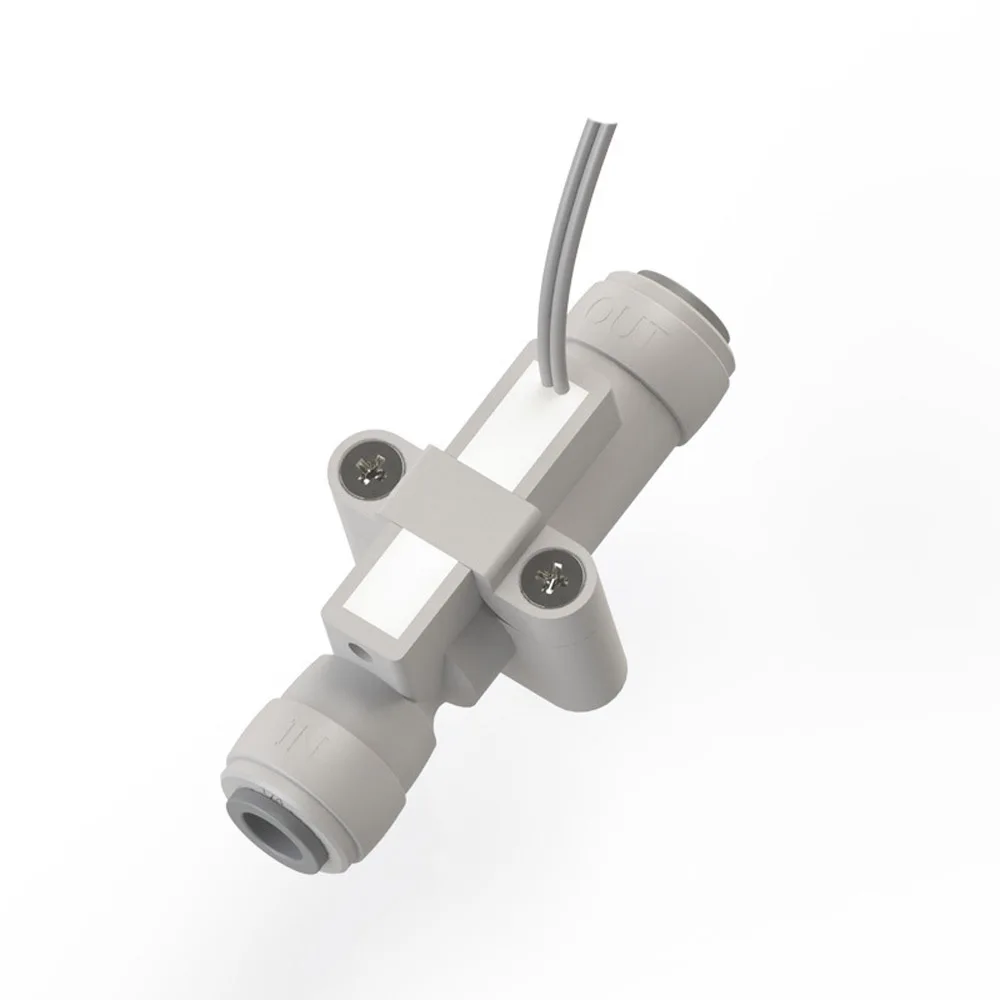 

USM-FS41PE Normally Open Circuit Spring Flow Switch 0.5A Max Load DC5-36V Reliable 1/4" Plastic PE Pipe