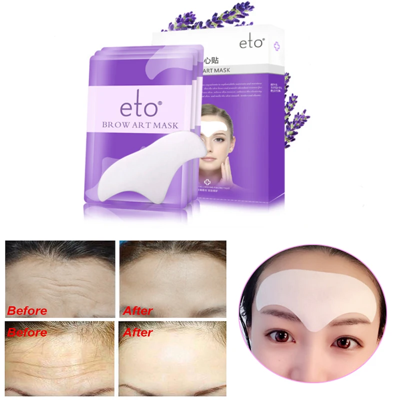 

10-30pcs Forehead Anti-Wrinkle Stickers Patches Remove Frown Lines Smile Moisturizing Lifting Mask Health Care Makeup Tools