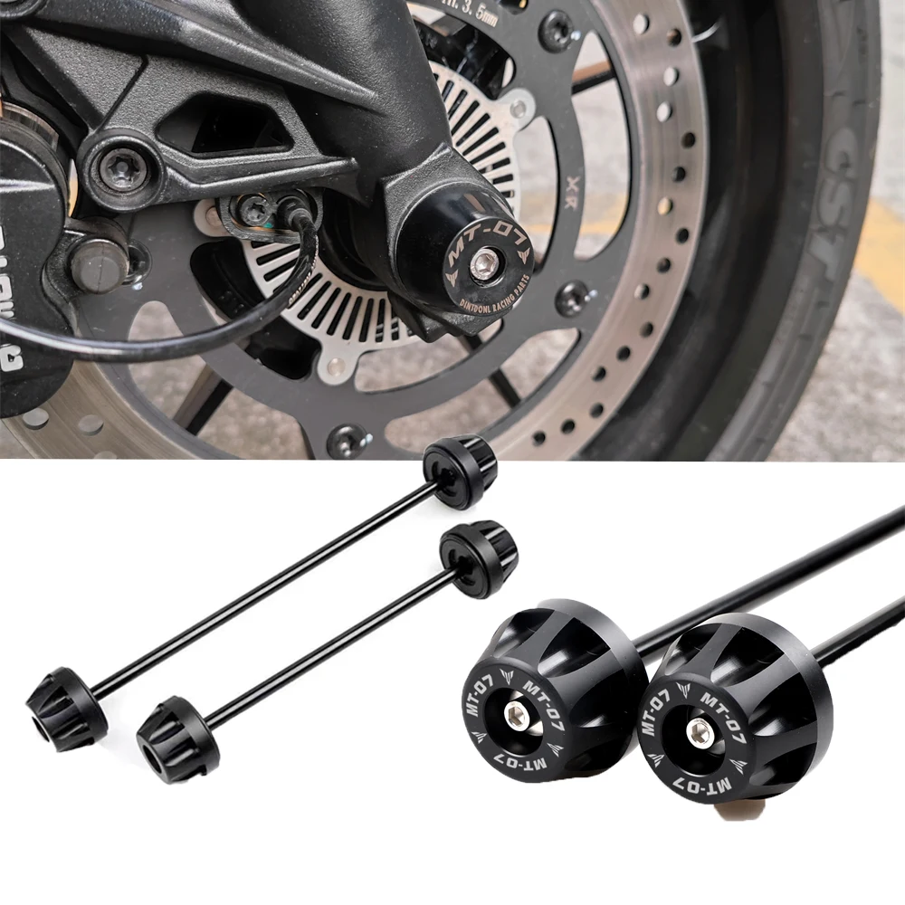 

For Yamaha MT-07 MT07 FZ-07 FZ07 2014-2022 Motorcycle Stand Screw Swingarm Spool Front Rear Wheel Axle Fork Crash Slider
