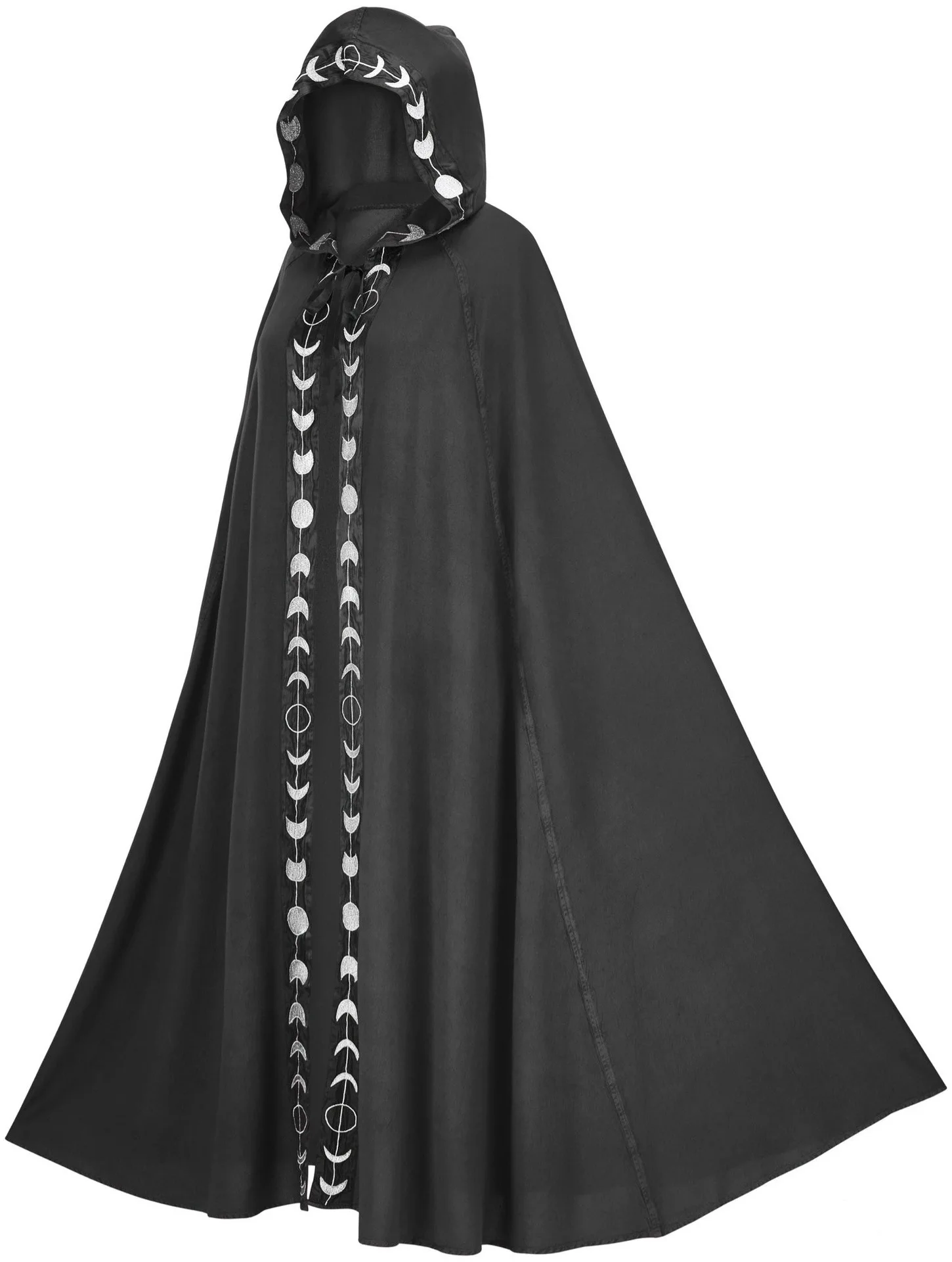 

Kalenmos Retro Hooded Cloak Medieval Renaissance 5-color Cloak Halloween Cosplay Costume Tribal Print Loose Anime Tops