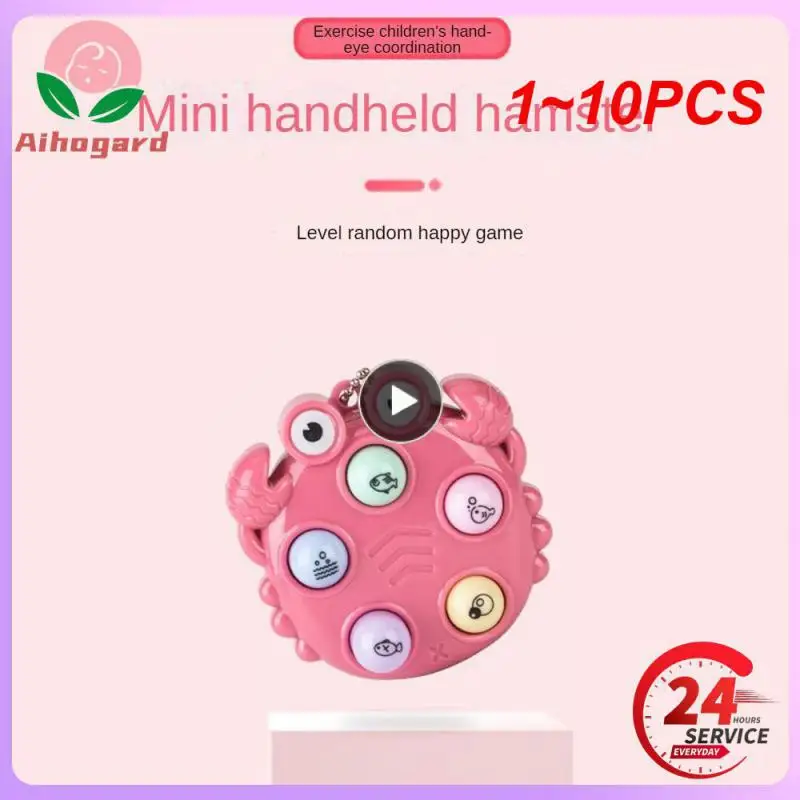 

1 ~ 10 шт. кавайные игрушки-антистресс Whack A родинка брелок Простые приглушенные фиджеты доска портативные антистрессовые декомпрессионные игрушки для детей