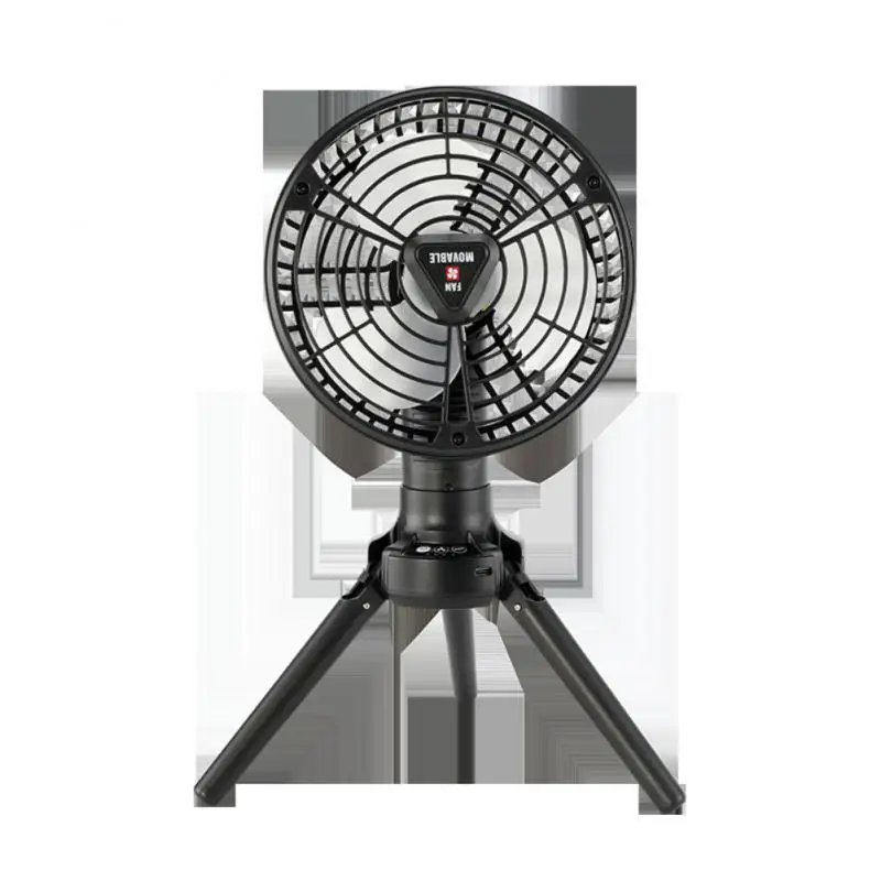 

Portable Camping Fan Rechargeable Mini Fan USB Outdoor Camping Ceiling Fan Led Light Tripod Stand Desktop Fan ferramentas